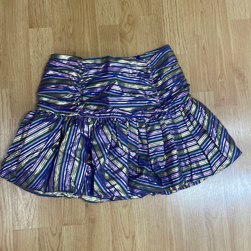 ZARA metallic bubble skirt size m, worn once